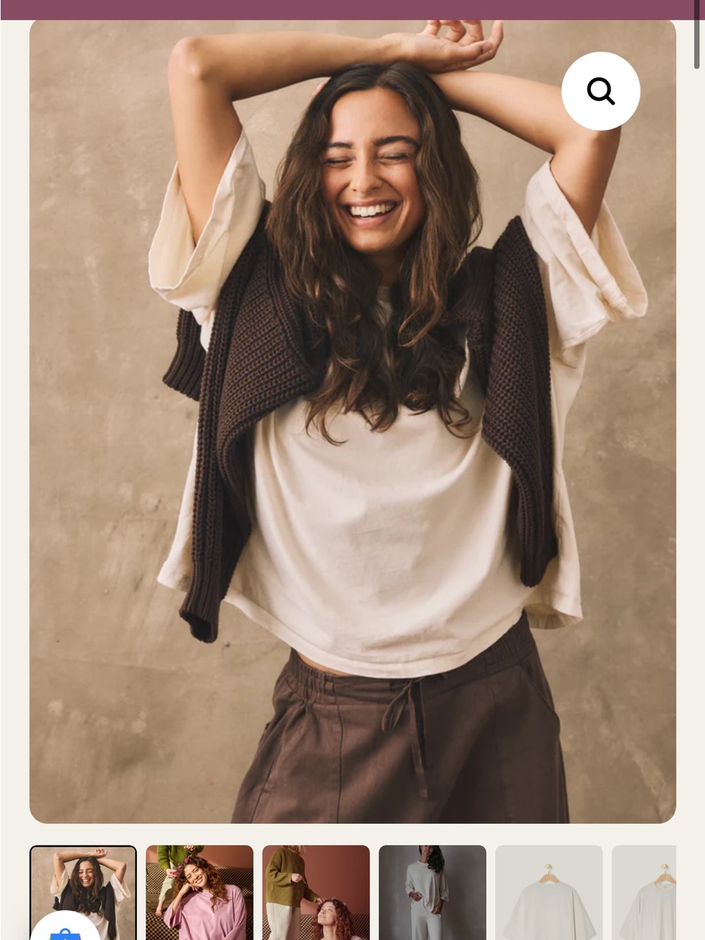 Simple folk oversized tee